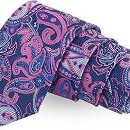 The Astounding Blue Colored Microfiber Necktie For Men-image-64