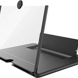Portable Phone Holder with Screen Enlarger - Compatible with All Smartphones - 3D HD Mobile Phone Magnifier Projector Screen for Movies, Videos, and Gaming (8 Inch)-picture-10