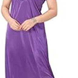 Women Satin 2pc Nightwear Set (2323T Purple)-image-90
