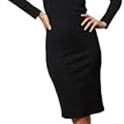 Black Rib Sweetheart Neck Knee Dress-image-89