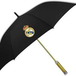 REAL MADRID Branded Big Size Windproof Umbrella for Men & Women | Auto Open SOCCER Umbrella | UV & Rain Protection | Premium Fiberglass Frame | 60-Inch Canopy | Multicolor-image-74