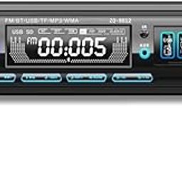 Zessqaa Single Din Car Stereo with Car Display Screen, 200W 4-Channel Infotainment System for Car, FM/Bluetooth/USB/SD Card, ISO Connector (ZQ-8812BT)-29
