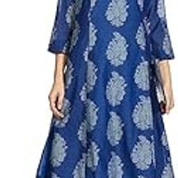 Women Cotton A-Line Printed Kurta Palazzo Suit Set-image-23