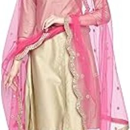 Woman's Embellished Net Dupatta-image-14