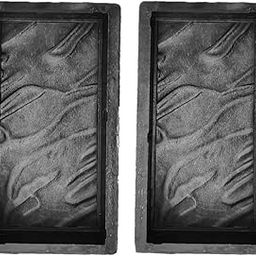 Reyal Black Rubber 12" X 6" MARBLE Paver Block mould(60mm) Interlocking Paver Mould (Pack of 2)-picture-32
