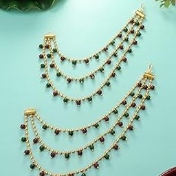 ™ Modern Jhumka Earrings with Chain – Traditional with a Twist-image-17