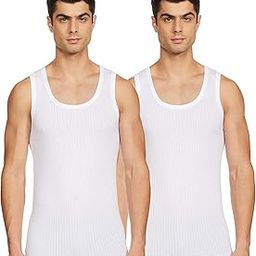 Men's Cotton Vest (8816_White_105)(Pack of 2)-image-70