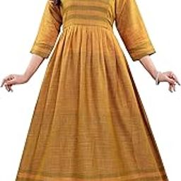 B2F Women's Printed Cotton Flared Maternity Kurti with Zipper, Feeding Kurta for Pre and Post Pregnancy-image-88
