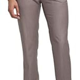 Men's Mid Rise Contemporary Fit Poly Viscose Blend Structure Pattern Flat Front Formal Trouser-image-3