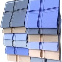 Handkerchiefs for Men & Women | Soft, Absorbent & Reusable Check rumal-12pc/dfefdf-image-86