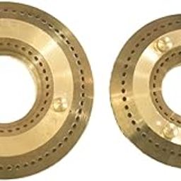 AST? Brass Burner Caps Set of 2 Suitable for all Glen Brand Manual Ignition Gas Stoves (1 Medium - 7.8 Cm, 1 Small - 6.8 Cm)-image-16