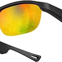 G02 Smart Bluetooth Glasses Listen to Music Answer Phone Men and Women Fashion Sunglasses Smart Glasses(Yellow)-picture-13