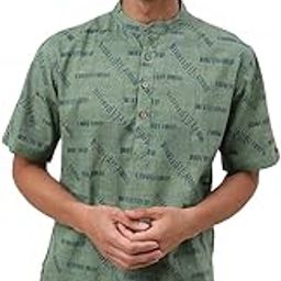 Men's Cotton Printed Regular Kurta-image-40