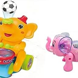 Elephant Musical with Ball Toy for Kids Pack of 2-image-55
