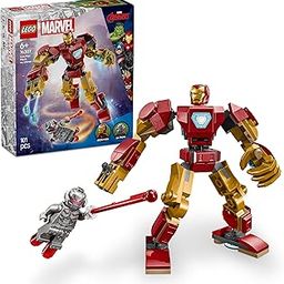 LEGO Marvel Iron Man Mech vs. Ultron Buildable Super Hero Figure Playset 76307 Building Blocks Toys for 6+ Gift for Boys and Girls-10