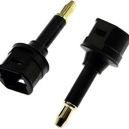 Tobo Optical Audio Adapter, Digital Optical Toslink Female to 3.5 mm Mini-Toslink Optical Audio Adapter(Mini-to-Optical){TD-688OC}-image-30