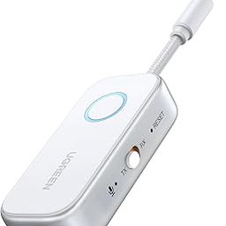 UGREEN Airplane Bluetooth 5.4 Transmitter Receiver for 2 Airpods or Headphones, Airfly Travel Essentials 2-in-1, Wireless 3.5MM AUX Jack Adapter on Flight, TV, Car Stereo-image-77