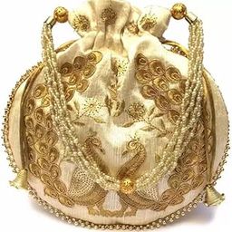 Uphaar Peacock Gold Emb Potli Potli-image-8
