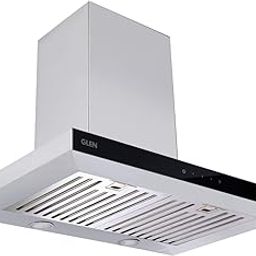 Glen 60 cm 1000 m3/hr Wall Mounted Kitchen Chimney With 7 Year Warranty On Motor, Touch Controls Baffle Filters (6056SXTS SS, Silver)-image-59