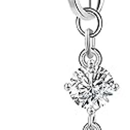Silver Plated Clip-On Style 'Daisy Glimmer' Flower Belly Button Navel Ring For Women And Girls (BB0205) 1 Pc-image-80