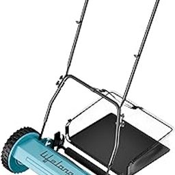 Lifelong 16-Inch Manual Lawn Mower | 5-Blade Reel Mower with 30L Grass Catcher | Adjustable Cutting Height (0.5 to 1.5 Inch) | Heavy-Duty Grass Cutter Machine for Home & Garden-image-96