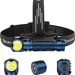 OLIGHT Perun 3 Rechargeable Headlamp Flashlight, 3000 Lumens LED Headlight with Red Light, Waterproof Head Lamp with Headband for Outdoor Camping, Hiking, Working (Midnight Blue)-image-38