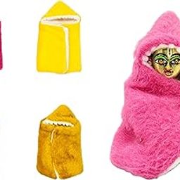 KK Groups laddu Gopal Shawl for Winter Season (Pack of 4), kanha ji, Thakur ji, Krishna ji-image-2