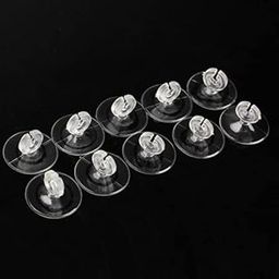 VAYINATO® Aquarium Airline Tubing Suction Cup Transparent, 10 Pcs - Fish Tank Air Hose Suction Cup Holder Connector - Aquaculture Aeration Setup Accessories by Petzlifeworld-image-22