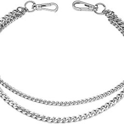 Gothik Punk Pant Chain,Hip Hop Pocket Jean Chain,Two Layer Waist Jewellery,Wallet Chain,Biker Chain (For Womens,Mens And Boys) Stainless Steel Chain #MTAC165-24