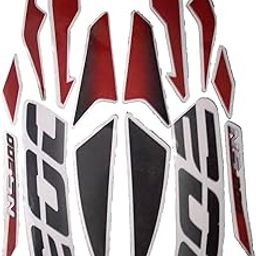 Sticker & Decal for Bike (Multicolor) (Pulsar NS 200 Red)-image-47