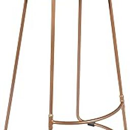 MS Home Designs Mango Wood Bar Stool | Solid Wood Kitchen Bar Stool | Kitchen Chair | Bar Counter Chair (Copper Frame & Natural TOP)-image-91