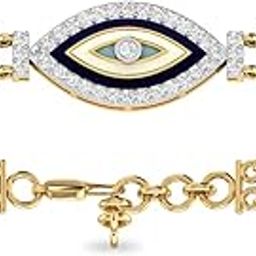 pc jeweller 18k (750) Yellow Gold and Solitaire Bracelet for Women-picture-5