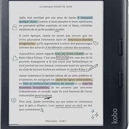 Kobo Libra Colour | eReader | 7” Glare-Free Colour E Ink Kaleido™ 3 Display | Dark Mode Option | Audiobooks | Waterproof | Black (Black)-picture-28