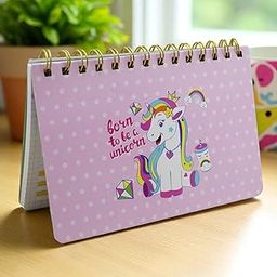 Kidizkart Weekly Planner Journal for Kids – Spiral Bound, Undated Organizer with Mood Tracker & Notes | Ideal Birthday Return Gift (18x13 cm, 50 Pages) (Unicorn)-image-86