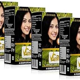 VCare Herbal Black Hair Dye, 200 Gm, (Pack Of 4)-image-15