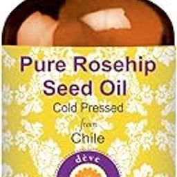 Deve Herbes Pure Rosehip Seed Oil (Rosa rubiginosa) Natural Therapeutic Grade Cold Pressed 15ml-19