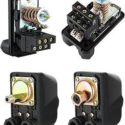 UJEAVETTE Pressure Switch Convenient Lightweight Waterproof Sturdy Pressure Controller Style A-image-56