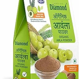 Diamond 100% Pure & Natural Herbal Amla Powder (Indian Gooseberry) For Skin & Hair | Refreshes & Brightens Skin | Full of Vitamin C | Stop Hairfall, Increases Hair Growth (375 gm (Pack of 3))-image-94