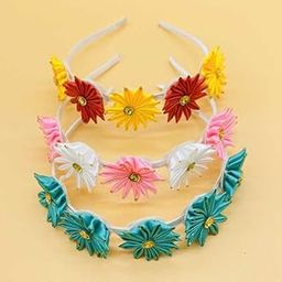 Vinshbond Flower HeadBand,Hair Band/Hand Made Hair Band For Girls/Women Pack_03, Color-Multi.-image-72