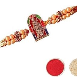Rakhi with Roli Chawal Pack for Brother Boy Kids Rakhi's Kids Combo Rakhi for Brother Bhaiya Sister | Men Premium Designer-image-52