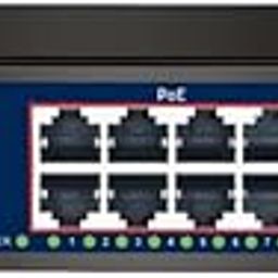 CP Plus 10 Ports Switch with 8 Gigabit PoE Ports (1000 Mbps) & 2 Gigabit Uplink Ports (1000 Mbps) | Max. 30W Output of Single PoE Port | Full/Half Duplex Mode | Plug & Play - CP-DNW-GPU8G2-96-V4-17