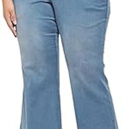 Plus Size Women Flared Jeans | to Fit Waist 36 to 54 Inches | High-Waist | Stretchable | 2 Pockets | Tummy Tucker Denims for Ladies - L to 9 XL-image-67