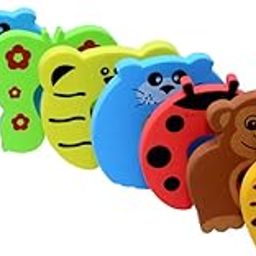 BabySafeHouse Finger Pinch Door Guard for Baby Safety (Animal Shape-Pack of 8)-Door Stopper for Protection from Door Slamming & Accidental Door Lock-30