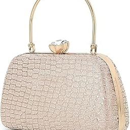 Bridal Clutch Bag for Women – Elegant Satin Evening Purse, Wedding & Bridesmaid Clutch Bag, Cocktail Purse with Detachable Chain Strap for Weddings-picture-26