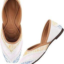 Trending Stylish Every Step,Tradition Ethnic Jutti Comfortable Flat Fancy Bellies for Womens and Girls-image-19
