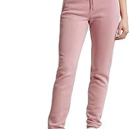 Women's High Rise U110 Super Combed Cotton Rich Fleece Fabric Relaxed Fit Trackpants with Zipper Pockets-picture-23
