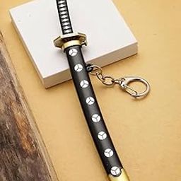 Katana with Lock system and Scabbard Collectable Anime Toy Keychains | Mini Samurai Sword Key Ring for Car, Bike & Bag | Anime Inspired Gift for Bike - (Pack of 1 pc)-image-43