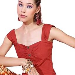 tokyo talkies Women's Sleeveless Shoulder Strap Solid Tops| Stylish | Casual Wear-picture-7