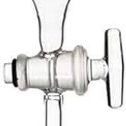 ABGIL Borosilicate Glass Adapter,VACUUM FLOW-CONTROL ADAPTER STRAIGHT WITH PTFE STOPCOCK. ONE UNIT-image-2