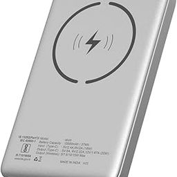 Stuffcool Alum 10000mAh Made in India Aluminium Metallic Magnetic Wireless Powerbank for iPhone 12/13/14/15 Series (Silver)-picture-22